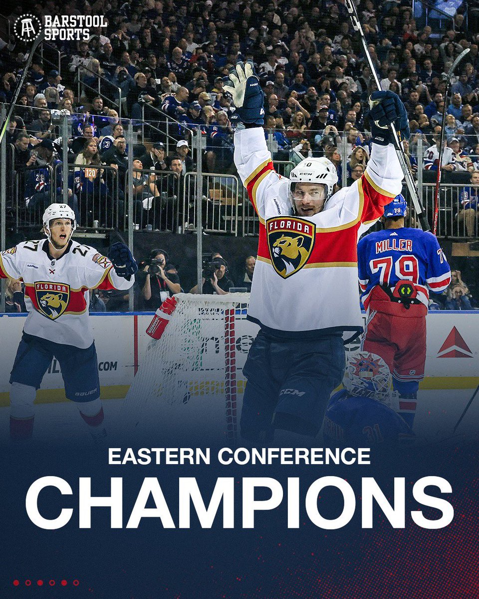 spittinchiclets's tweet photo. THE FLORIDA PANTHERS ARE GOING BACK TO THE STANLEY CUP FINALS https://t.co/wiadBgLiSD