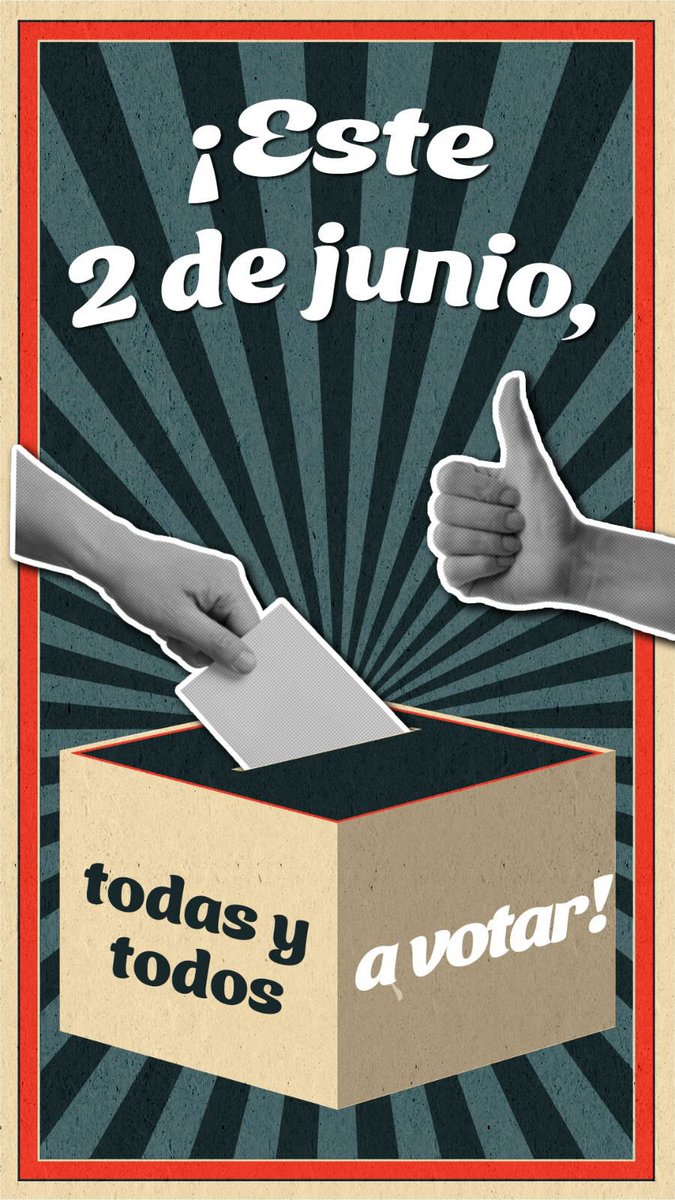 Mañana tendremos #ClaudiaPresidenta así que todos a votar! #PuroMorena