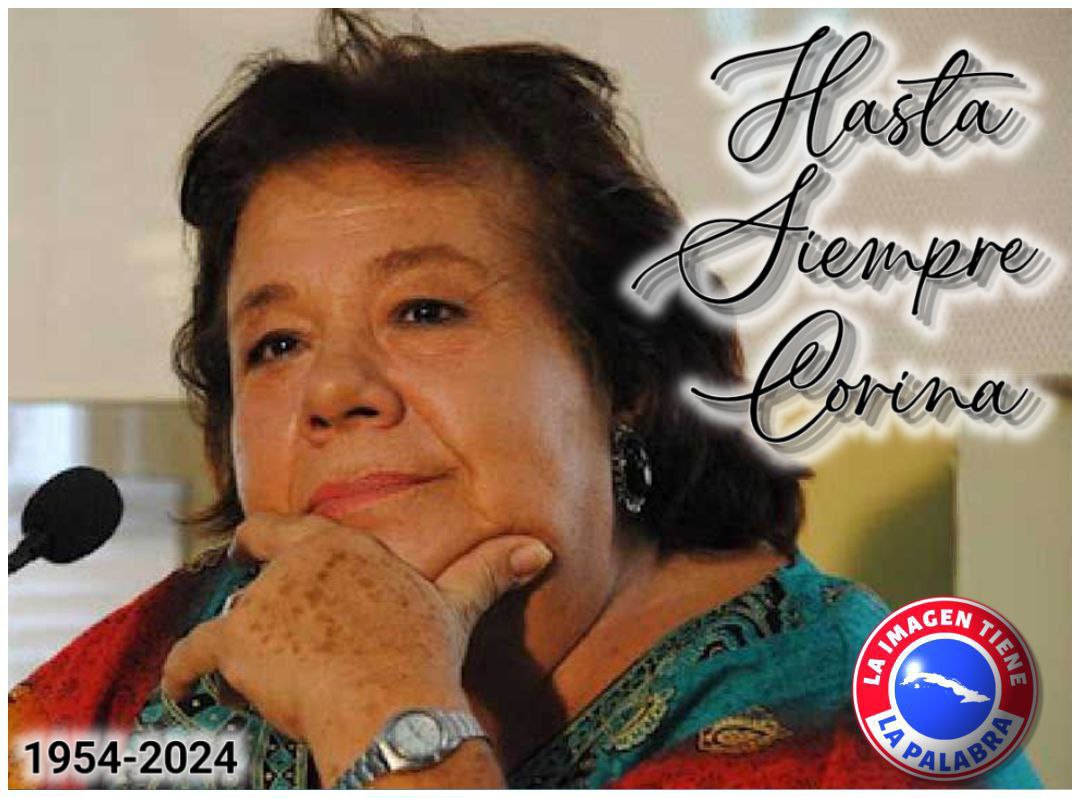 YoanGRenacer's tweet photo. Nuestras más sentidas condolencias a los familiares y amigos.
➡️ Triste noticia para todos.
➡️ Corina Mestre con su arte nos enseñó a sentir #PasiónXCuba🇨🇺🇨🇺🇨🇺 https://t.co/jtRnR8SykZ