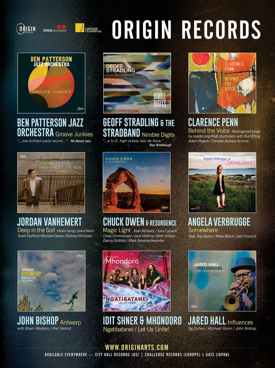 DrummerBishop's tweet photo. Origin full-page ad in the June issue of DownBeat! @OriginRecords #jazz #seattle @clarence_penn @IditShner https://t.co/j21XIIItNO https://t.co/azjBOkCMoi