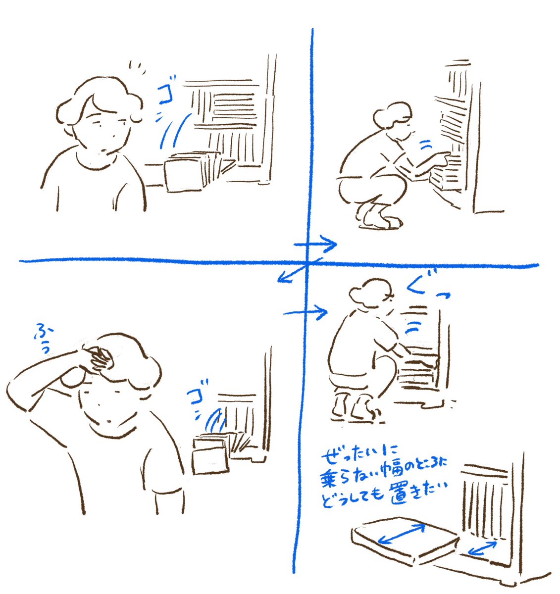 なぜなら他に置くところがないから 