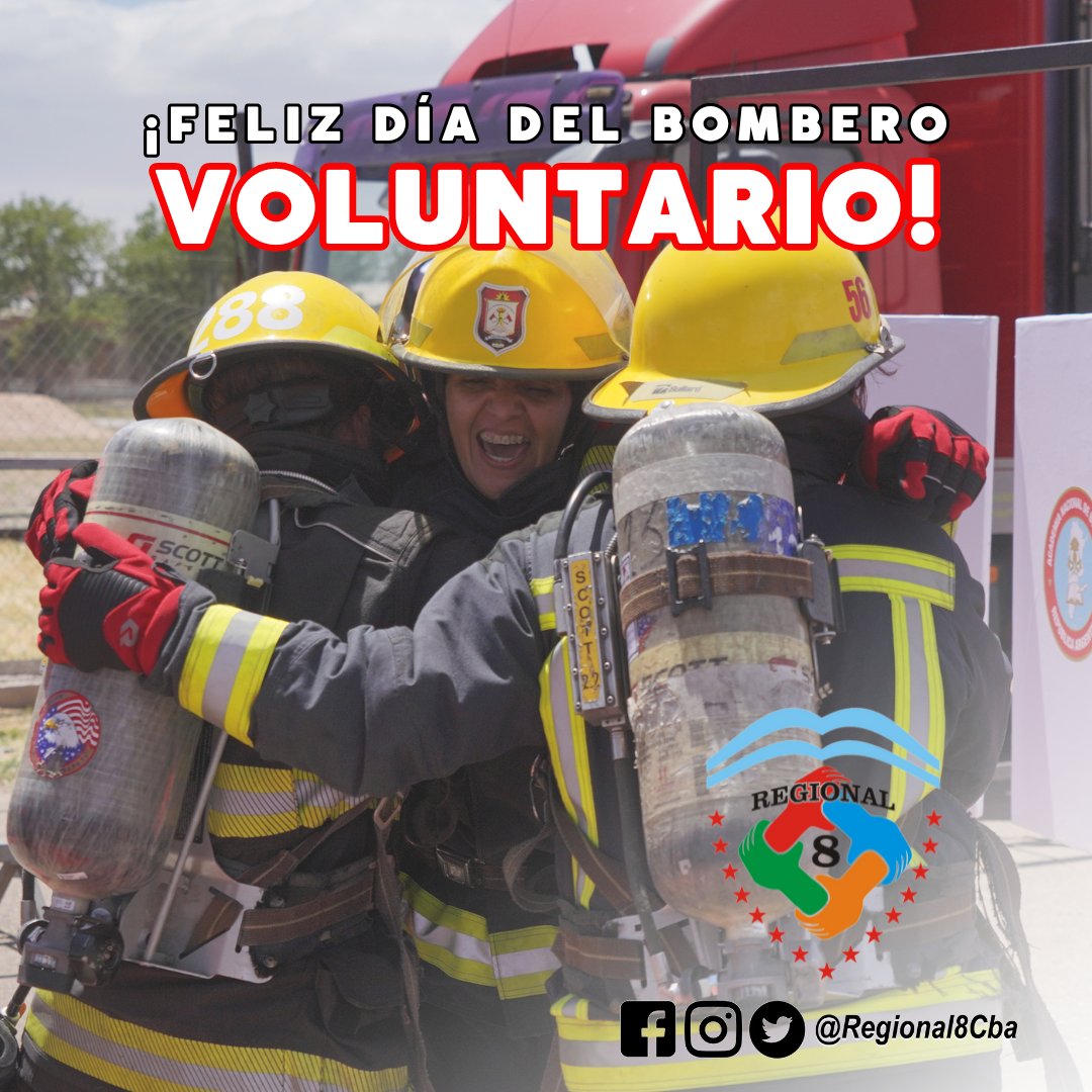 2 de Junio | 👩‍🚒Día del Bombero Voluntario Argentino👨🏻‍🚒

Juntos somos más fuertes y llegamos más lejos❤️

¡FELIZ DÍA! 👨🏻‍🚒👩‍🚒

Somos #Regional8Cba
Somos #BomberosVoluntarios
