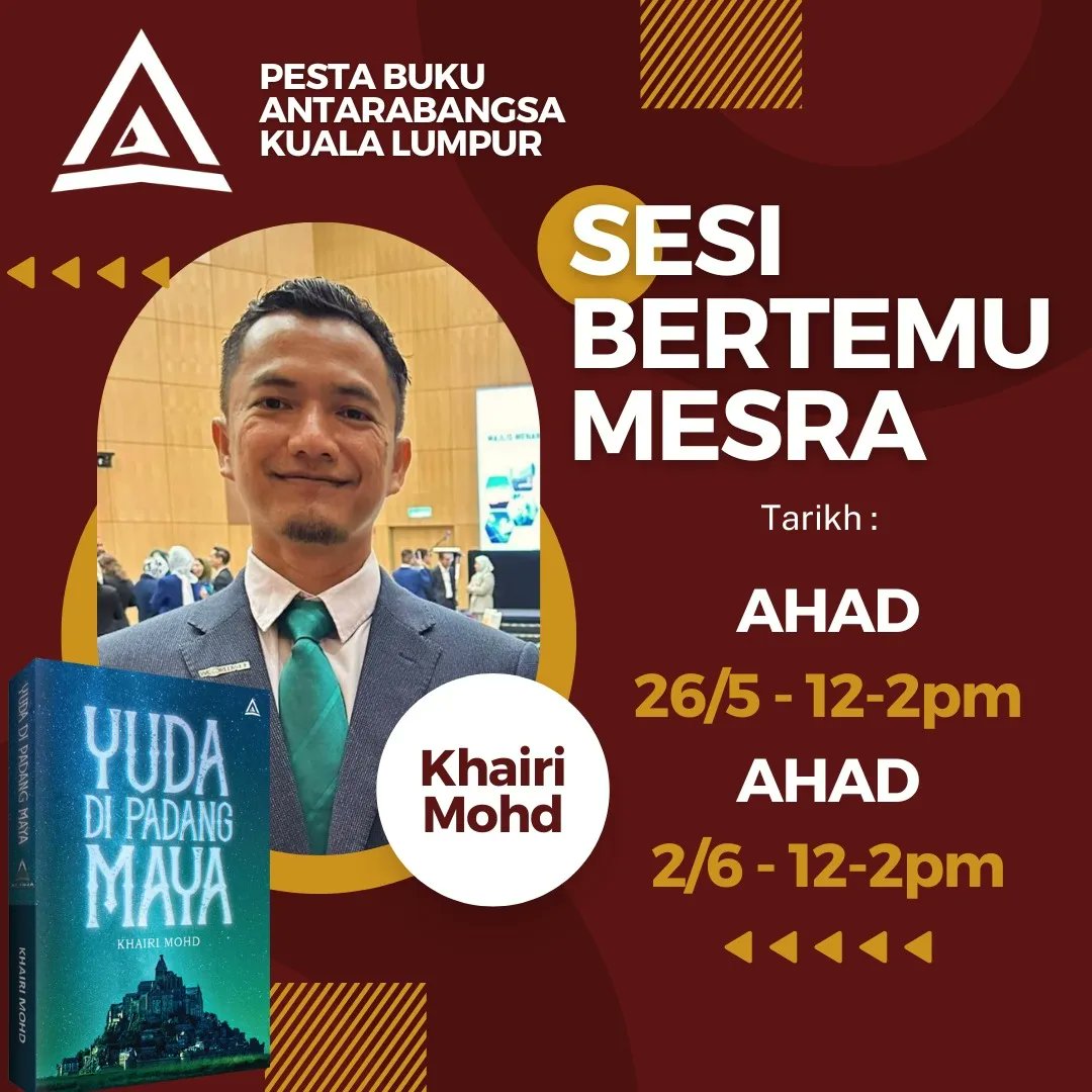 blacxalpha's tweet photo. Sebelum #pbakl2024 melabuhkan tirai jemput datang ke reruai @blacxalpha di Dewan Tun Razak 4, kami bawakan penulis @MuhammadFatrim & @1khairimohd pada jam 12-2pm #revenge #lokar #diarynyawa #yudadipadangmaya https://t.co/A7nfsMoNW3
