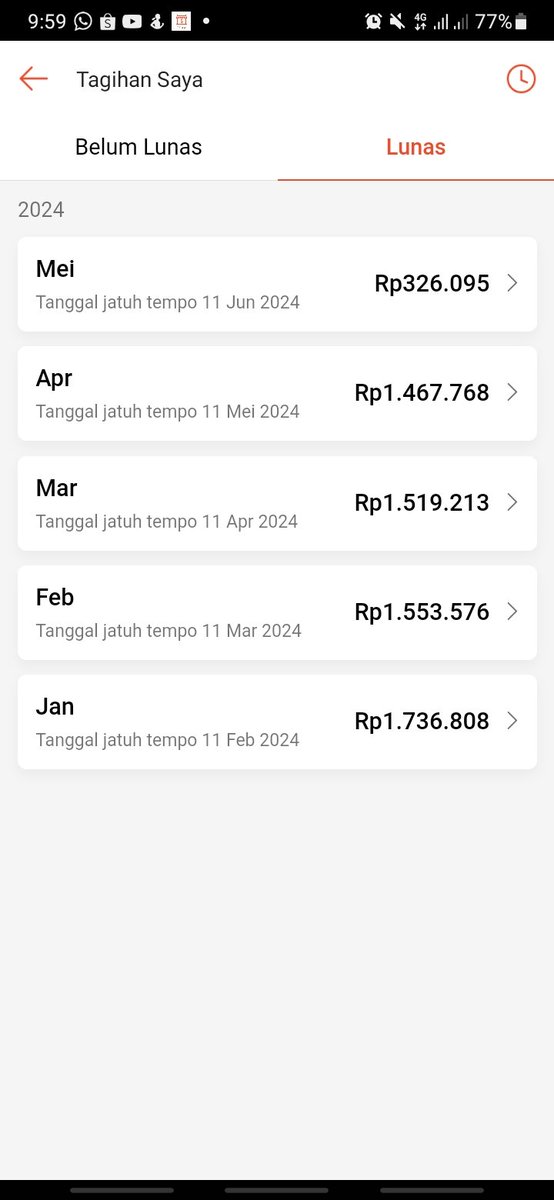 chocominttt28's tweet photo. YESSS SPL LUNAAASSSSS😭😭😭🙏🙏 dah abis ini no paylater paylater lagi, spj sisa bulan depan yok bisa yokkk. https://t.co/9yeWW31dLX