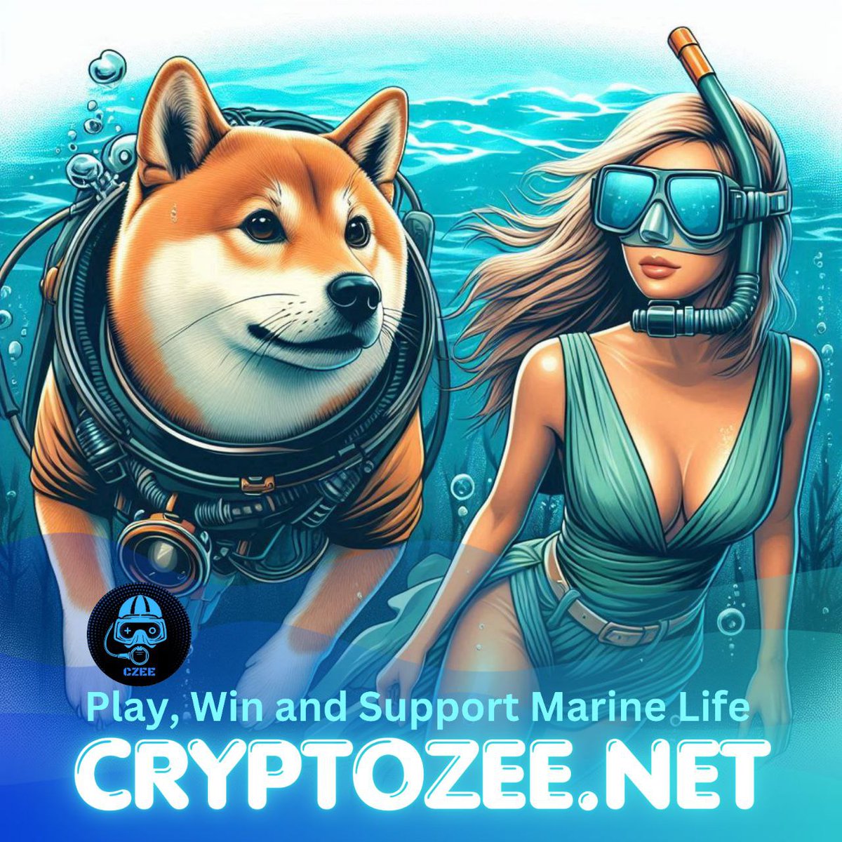 #CryptoZeeGame
👇
Our team decided to launch our token on the #Ethereum blockchain due to the fact that roadmap is going to operate on the #Shibarium #blockchain in the future, and to improve the game conditions and provide a stronger system we gave.
🤿🐳
cryptozee.net