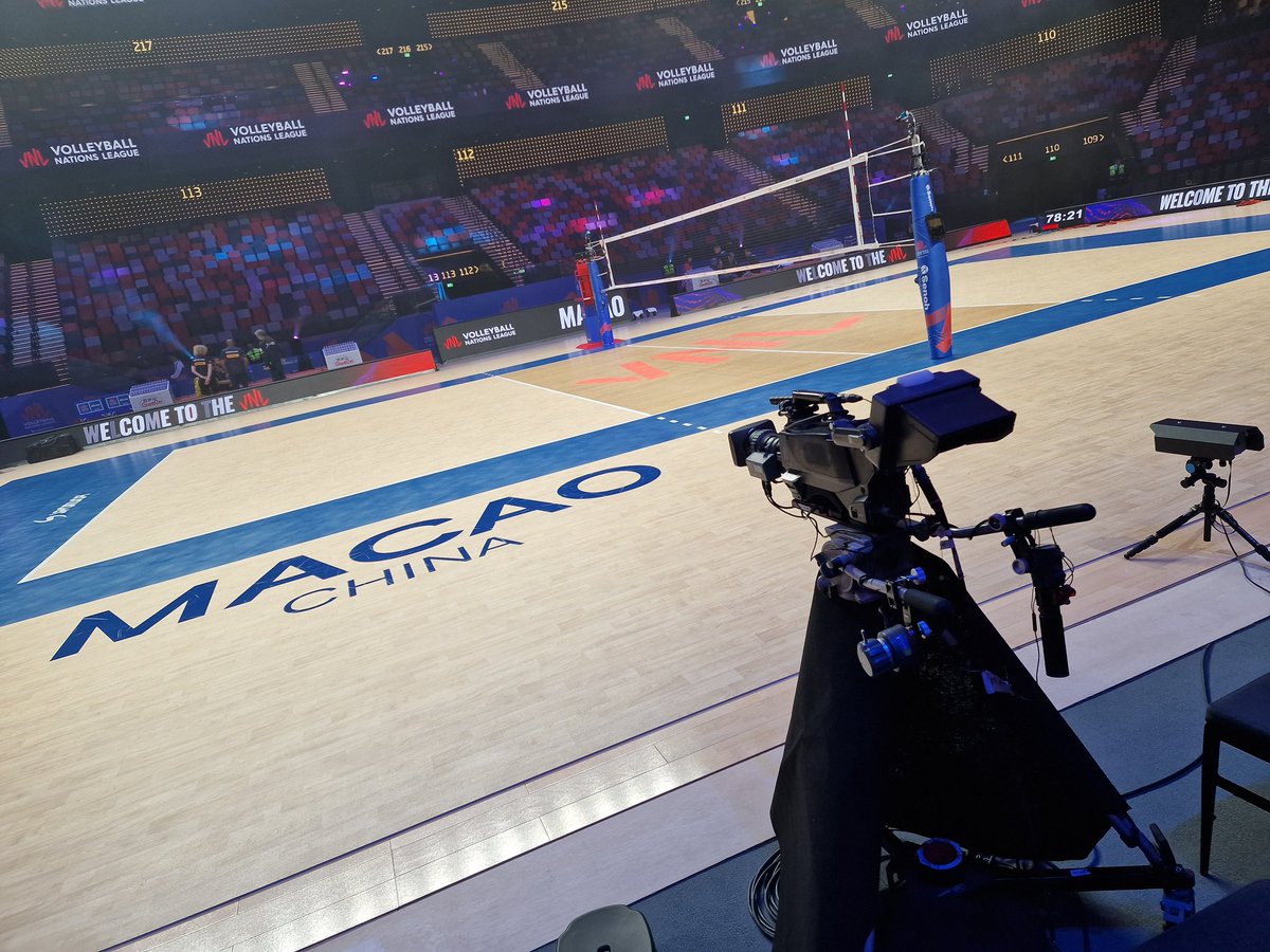 Final day here in Macao. What a week it has been. 
FRA V NED
BRA V THA
ITA V CHN

#VNL2024