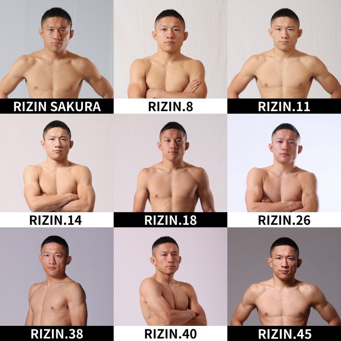 sharakiro's tweet image. 堀口恭司の移り変わり
#RIZIN47 📷rizin_pr(IG)