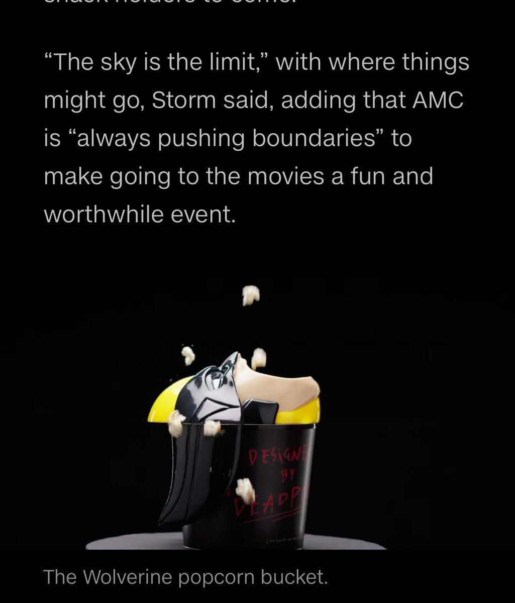 AMCcheerleader's tweet photo. CNN: Ryan Reynolds praises $AMC's innovative fun popcorn buckets, making moviegoing more enjoyable than ever! 😁🍿 #AMCTheatres https://t.co/dXg3y648zD