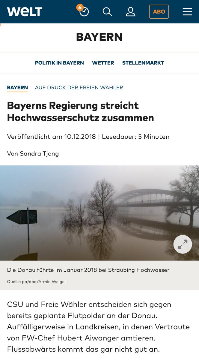 Nur nochmal zur Erinnerung. #Hochwasser #Bayern