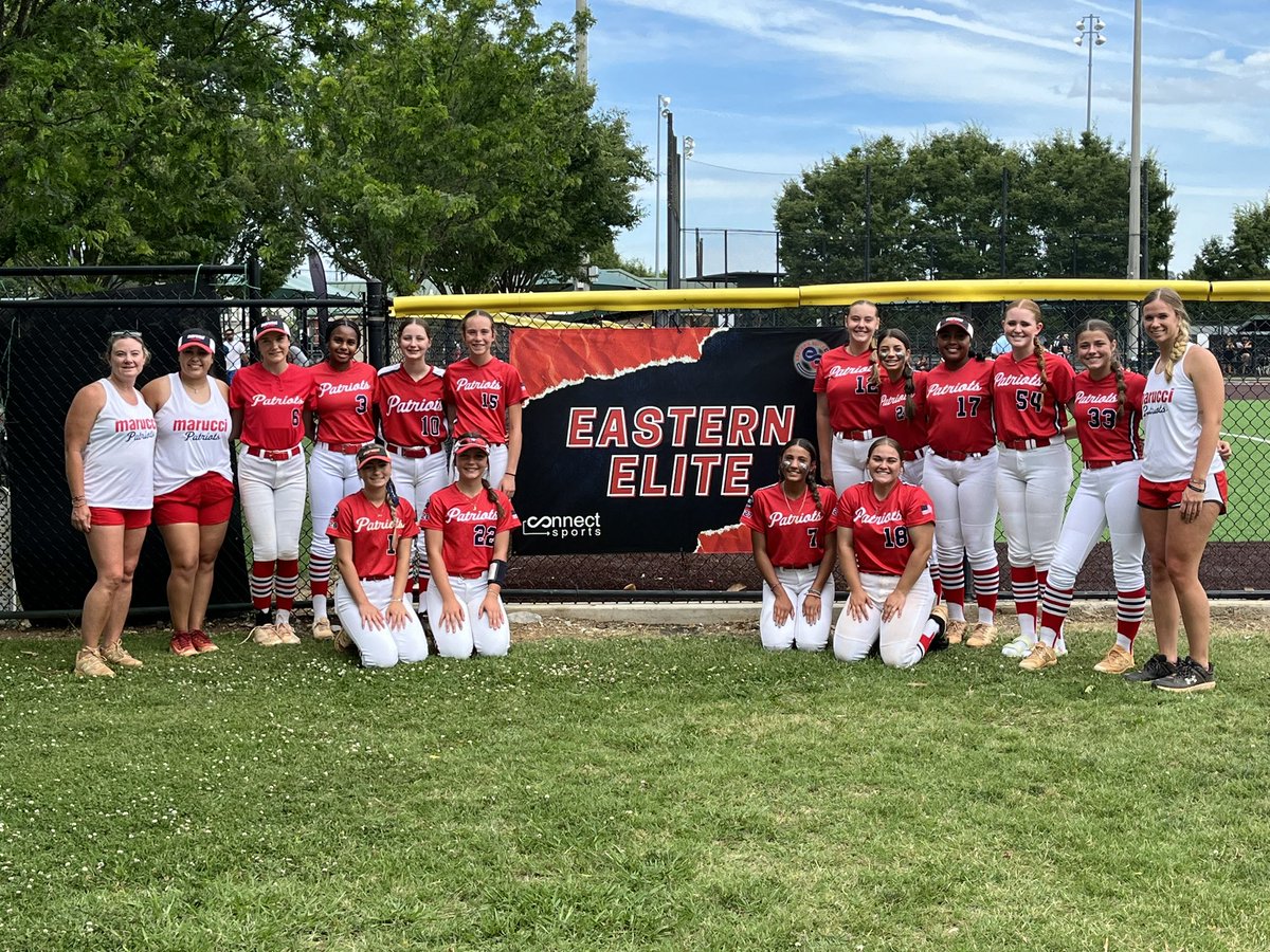 MarucciPatsGC's tweet photo. Eastern Elite @ConnectSports_ is in the books for 14u! 28 hits, 15 stolen bases, .406 OBP! Individual highlights shown on our Facebook page! #maruccipatriots #teamLED https://t.co/lhZBGiQ8uU