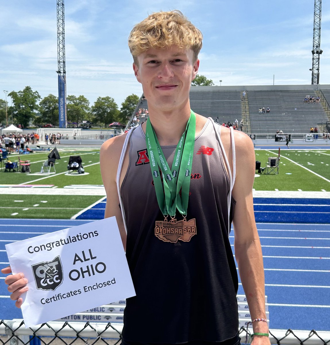 AlderAthletics's tweet photo. Boys Track &amp; Field @AlderTrack_XC finished their season today in the State Championship Meet posting 3 events on the State Podium with the 4x800m Team 4th, 4x400m Team 6th, and Goode in the 400m 4th.  What a day of excitement for Alder Track &amp; Field!  Congrats!  @AlderHS https://t.co/ZRnZUEP1ng