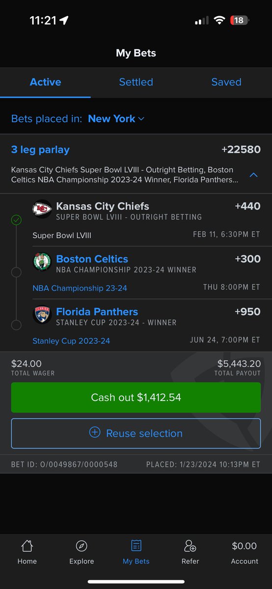 mbrusco's tweet photo. @FDSportsbook So nerve wracking https://t.co/XZxG4hhWBB