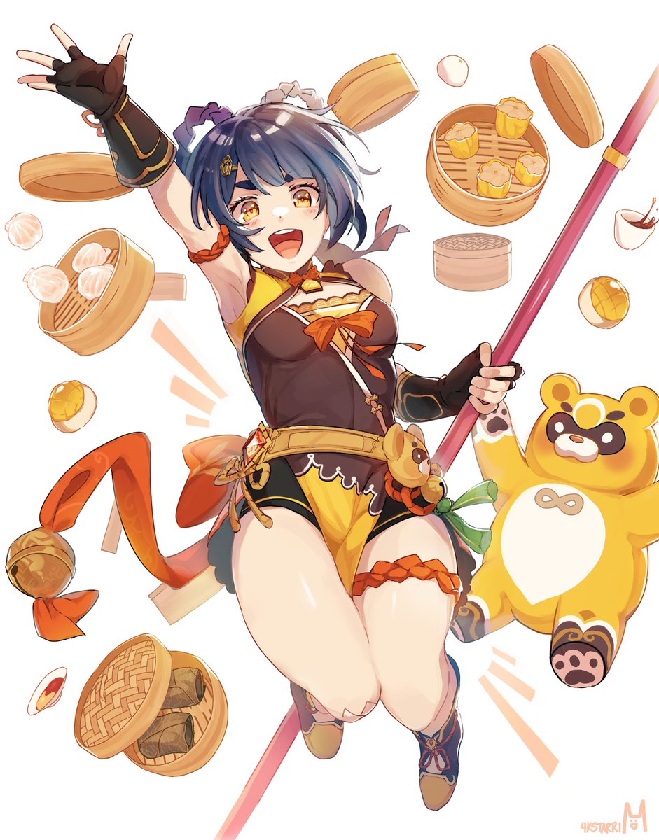 The best chef in Liyue! #Xiangling #GenshinImpact #原神, image size:941x1200