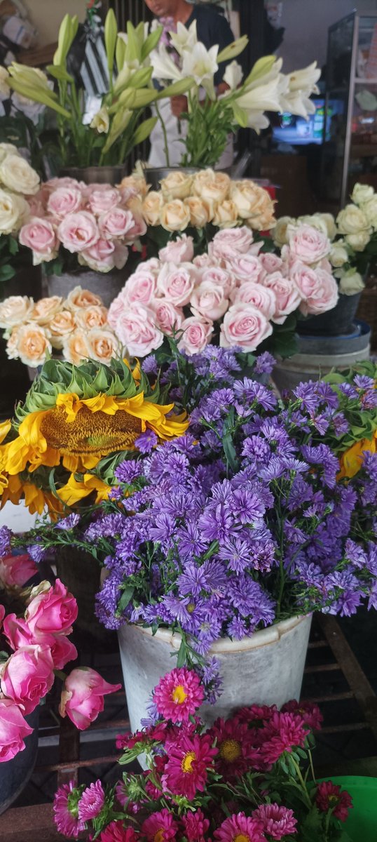 byeolstruck's tweet photo. “flower markets thrive on people’s ability to love” 🌷🪻🌻 https://t.co/AYdrMl3dmB