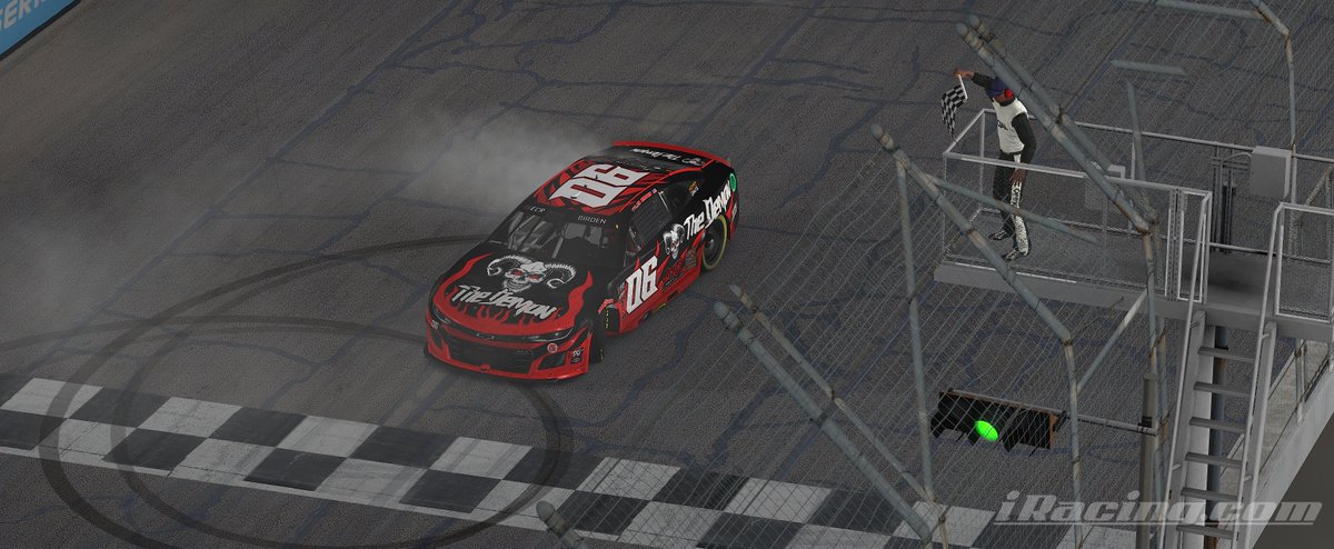 What a race! <a href="/EliteWarMachine/">Tyler Birden</a> grabs the 🏆 <a href="/SPORTGUY_MCCALL/">Ryan McCall</a> got 2nd <a href="/JonOsborne/">Jon Osborne</a> got 3rd <a href="/TayMcDonald3/">Tay McDonald</a> got 4th and <a href="/Kane4855/">Kane</a> got 5th to round out the top 5.

Next week we head to <a href="/NashvilleSuperS/">Nashville Superspeedway</a> for the Music City 200

Catch the race replay on <a href="/SimRacingMedia1/">Sim Racing Media</a> <a href="/YouTube/">YouTube</a>