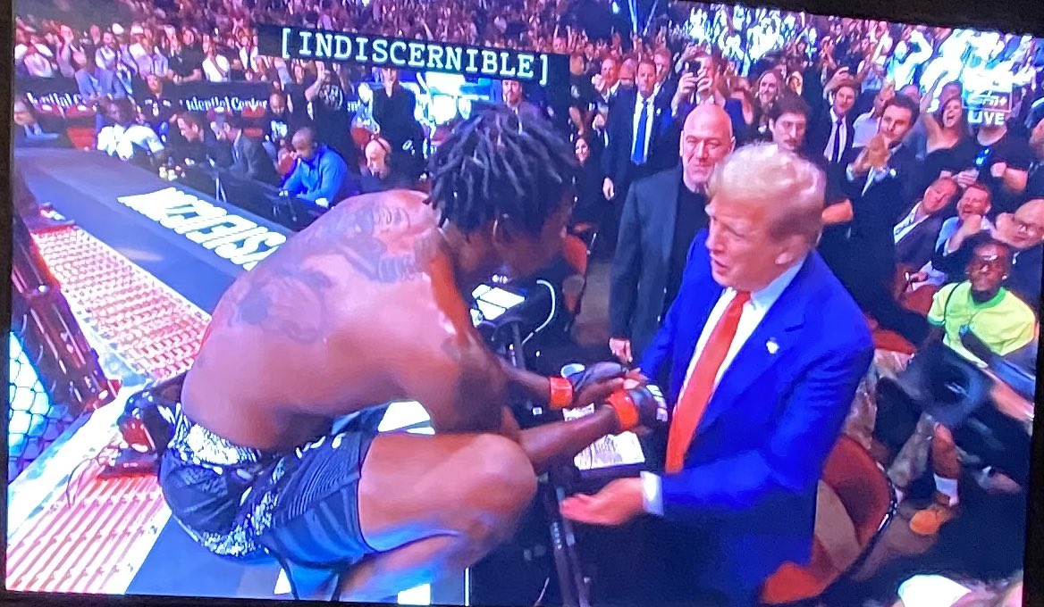 The mainstream media definitely doesn’t want you to see this!

Kevin Holland wins his fight at UFC 302 and then immediately shakes his hand with a convicted felon!