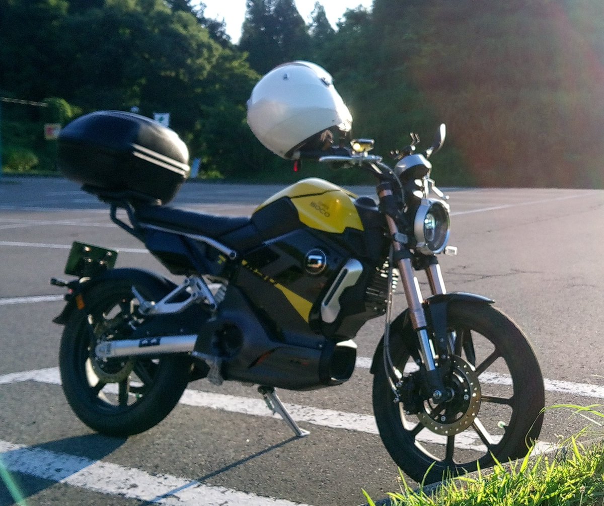 03batmB's tweet photo. 電動バイクでお邪魔して来ました!(画像は別の日撮影)
やっぱり珍しいですよね😅
#SUPERSOCO
#XEAM
#TCMAX
#朝活cafe
#魚沼市
#DAYTONA https://t.co/ywE75FB9yZ