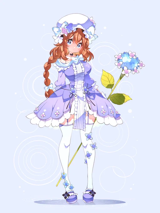 宝石色の紫陽花 