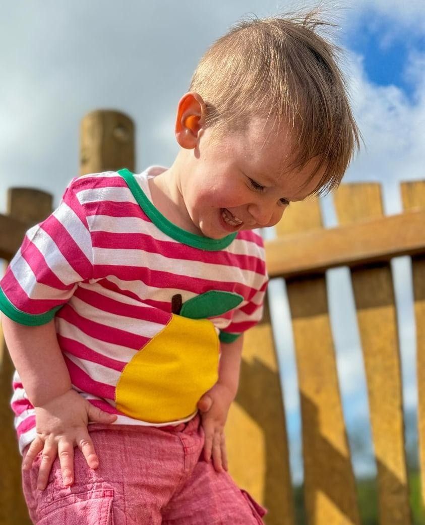 toby_tiger's tweet photo. 🍐🍓 Who knew playtime could be this stylish AND fun? 😄 ⁠
⁠
Our Organic Pear and Strawberry Applique T-Shirts are stealing the show in these vibrant playground adventures captured by @inspiringminiecowarriors! 🌟 ⁠
⁠
 🎉🌈 #TobyTigerAdventures #PlaytimeFun #OrganicCuteness https://t.co/k6892eGk7E