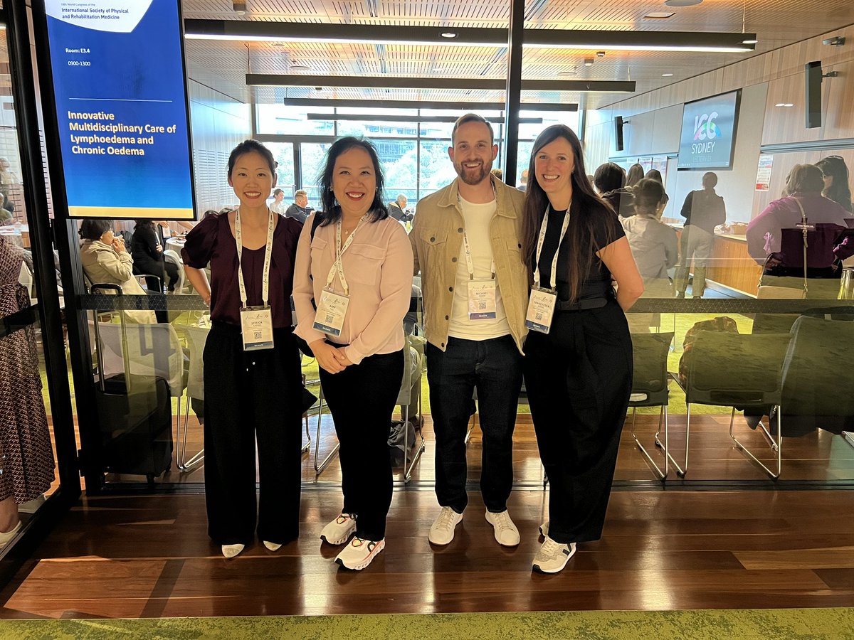 Jessica Cheng, MD (@drjesscheng) on Twitter photo How can we get ICG lymphography-directed manual lymphatic drainage for our patients?
Learning from Australian colleagues <a href="/ISPRM/">ISPRM</a> and reconnecting with these awesome <a href="/CancerRehabDocs/">CancerRehabDocs</a> across the globe! <a href="/dramyng/">Amy Ng, MD, MPH</a> <a href="/fkonigtoroMD/">Franchesca König, MD</a> How can we get ICG lymphography-directed manual lymphatic drainage for our patients?
Learning from Australian colleagues <a href="/ISPRM/">ISPRM</a> and reconnecting with these awesome <a href="/CancerRehabDocs/">CancerRehabDocs</a> across the globe! <a href="/dramyng/">Amy Ng, MD, MPH</a> <a href="/fkonigtoroMD/">Franchesca König, MD</a>