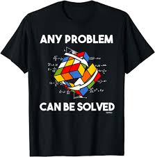Soup_Craft's tweet photo. One thing that cube nerds like to do is examine cube depictions and see if they are "solvable" or not. The cube on this shirt, ironically, can not be solved. It has an extra red/blue corner piece. On a real cube there could only be 2. https://t.co/ylduHL2LUu
