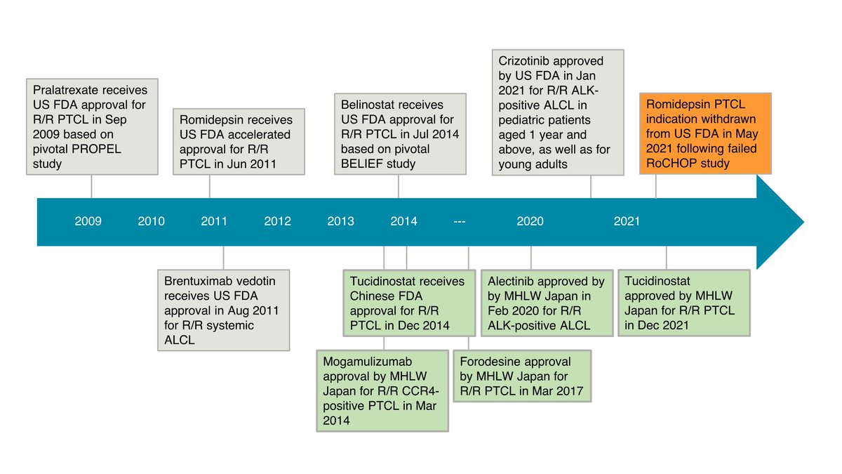 rdcu.be/dJGyU

Sharing our latest article:
Chang, E.W.Y., Tan, Y.H. &amp; Chan, J.Y. Novel clinical risk stratification and treatment strategies in relapsed/refractory peripheral T-cell lymphoma. J Hematol Oncol 17, 38 (2024). 
#lymphoma #ptcl