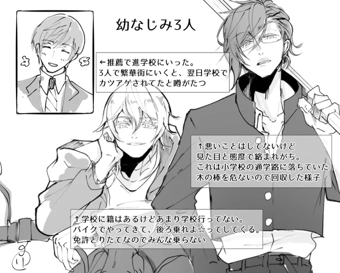 現パロ 