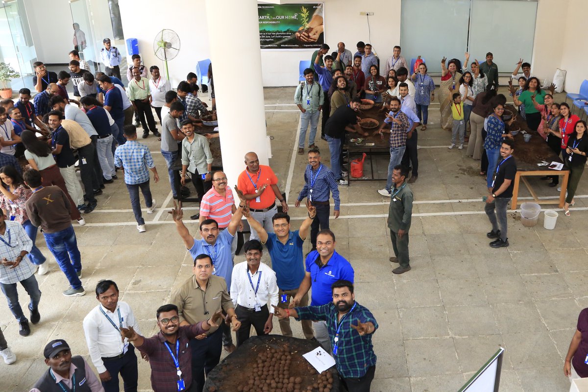 TataTech_News's tweet photo. #WorldEnvironmentDay2024 - At Tata Technologies, we believe in #engineeringabetterworld for everyone, including our #Environment. This #WorldEnvironmentDay, we're #EngineeringABetterEnvironment by taking a hands-on approach to making a real impact. Get an exclusive behind-the-scenes look at how our team is creating seed balls as we prepare for a tree plantation drive! 🌿
Our passionate engineers are transforming into eco-warriors, blending technology with nature to cultivate a sustainable future. From the initial concept to the final product, every seed ball represents our commitment to a greener tomorrow. 🌱✨
Swipe to see the photos from the seed ball activity
#TataTechnologies #GenerationRestoration #WorldEnvironmentDay #EngineeringABetterWorld #Sustainability #Innovation #GreenFuture #EcoWarriors #SeedBalls