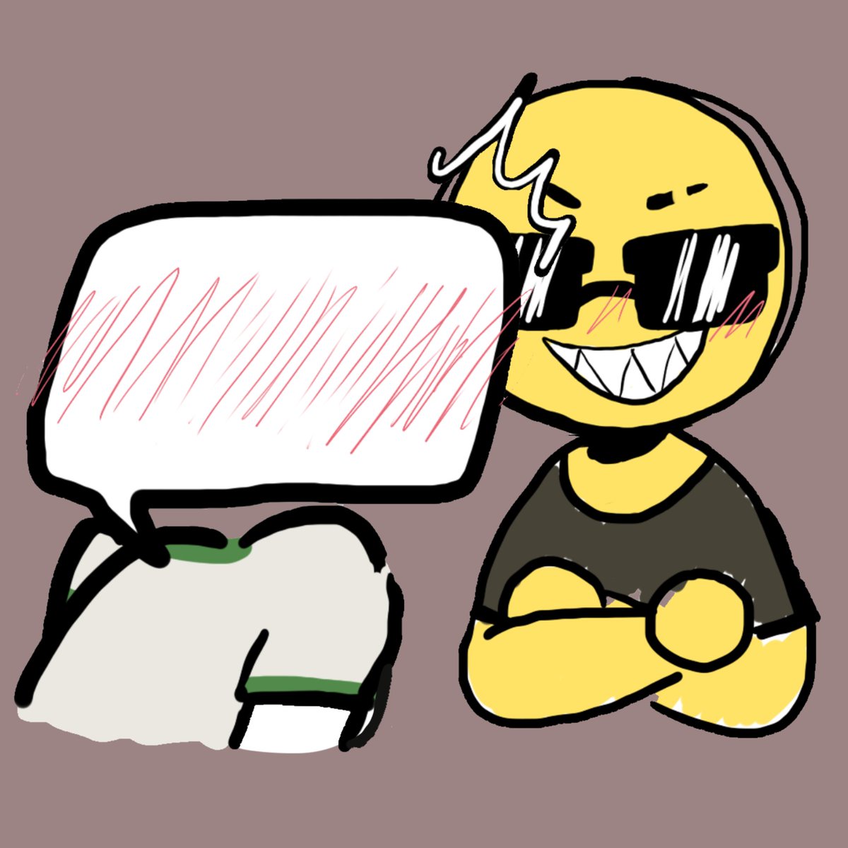 LunaMooreSp's tweet photo. Dibujitos y animación de Shitposter/Sebastián (personajes de @0nniC ) ojo https://t.co/2WYJ3XeCrw