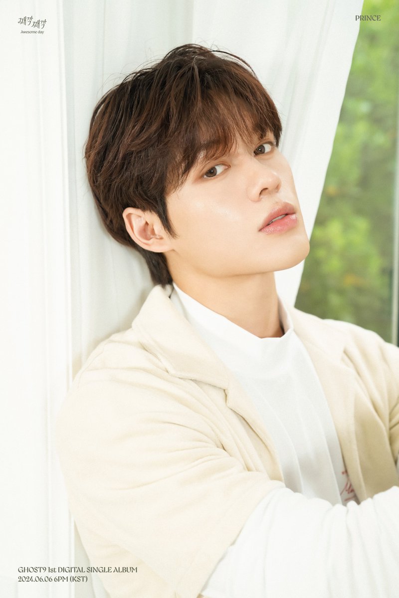 ⌚

GHOST9 1st DIGITAL SINGLE ALBUM
[째깍째깍(Awesome day)]

CONCEPT PHOTO - Rest ver.
#PRINCE #프린스

2024.06.06 6PM (KST)

#GHOST9 #고스트나인 
#째깍째깍 #Awesomeday