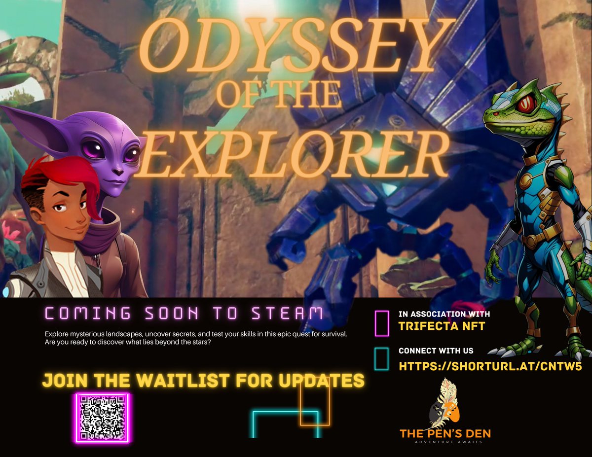 The Trifecta (@thetrifectanft) on Twitter photo A major shoutout to <a href="/audmaphone/">Audie Martin</a> for creating and building a game! For those who donβt know, Audie has been a major part of the Trifecta for some time! Odyssey the Explorer is a single player hack and slash game that will be on steam. Early access is available now! Please support! A major shoutout to <a href="/audmaphone/">Audie Martin</a> for creating and building a game! For those who donβt know, Audie has been a major part of the Trifecta for some time! Odyssey the Explorer is a single player hack and slash game that will be on steam. Early access is available now! Please support!