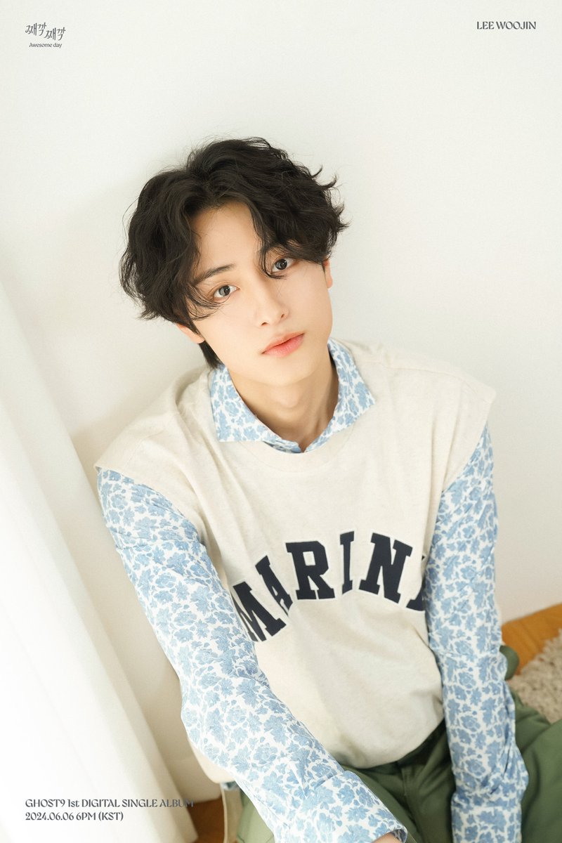 ⌚

GHOST9 1st DIGITAL SINGLE ALBUM
[째깍째깍(Awesome day)]

CONCEPT PHOTO - Rest ver.
#LEEWOOJIN #이우진

2024.06.06 6PM (KST)

#GHOST9 #고스트나인 
#째깍째깍 #Awesomeday