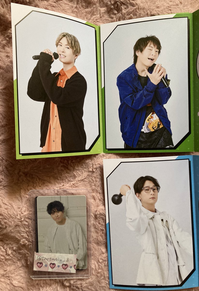 【交換】Kiramune まねきねこ コラボ 特典
譲:柿原、江口、上村
求:入野(23、24) 各1

郵送でのお取引希望。入野さんツアー会場(全会場)でのお手渡しも可能ですが要相談。まとめての方優先。検索からもお気軽にお声掛けください。