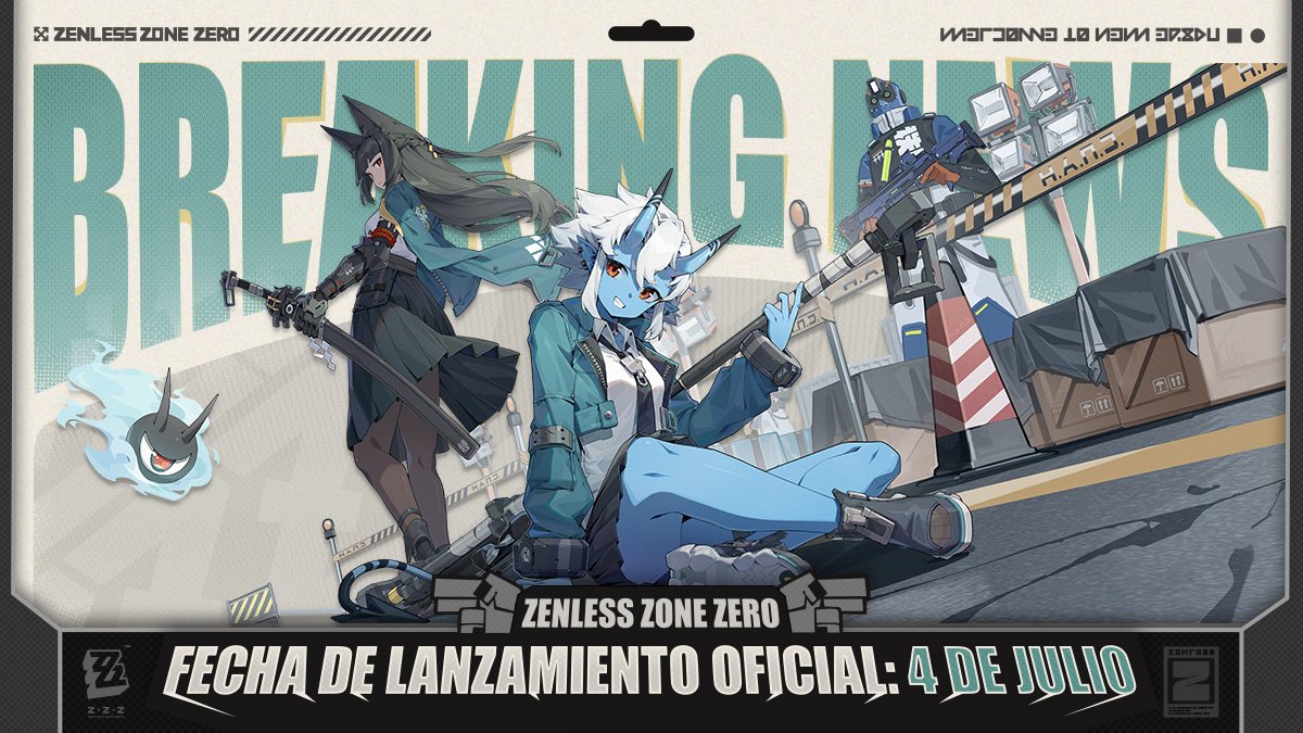 ZZZ_ES's tweet photo. 🎁 Evento de celebración del lanzamiento de Zenless Zone Zero | Fase V

«Sí, soy la capitana de la división N.º 6.»
«¿Un informe para el 4 de julio? Haré un hueco en mi agenda.»

¡Sigue a @ZZZ_ES, comparte esta publicación y obtén la oportunidad de ganar un conjunto de imanes para nevera acrílicos de la ciudad!
Ir al prerregistro de Zenless Zone Zero >> https://t.co/h0t2p7Xw6i

▼ Premios del evento
Conjunto de imanes para nevera acrílicos de la ciudad ×74

▼ Duración del evento
Del 2 al 9 de junio

▼ Reglas del evento
https://t.co/6tnnrLcicD

#zzzero #zenless0704