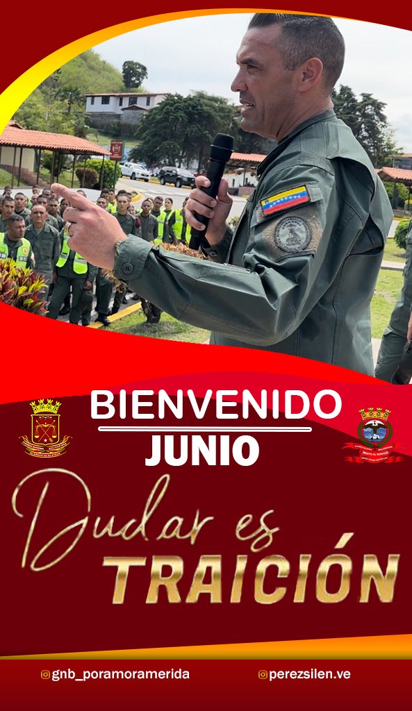 Bienvenido Junio 
¡Dudar es traición!