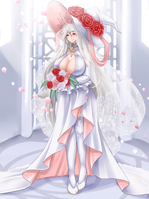 ジューンなのでブライドなマギサさん再掲す👰‍♀️ 