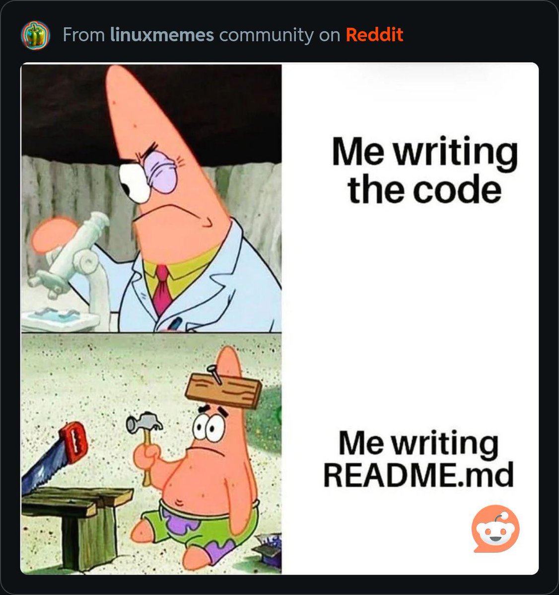 PR0GRAMMERHUM0R's tweet image. notAProgrammerButFoundFunny reddit.com/r/programmerhu…