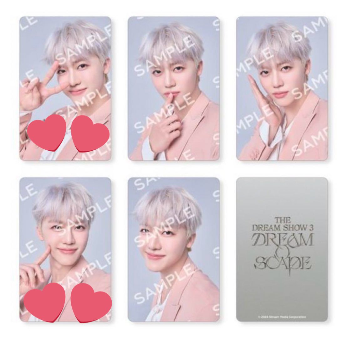 _yuelian's tweet photo. NCT DREAM ドリム DREAM( )SCAPE smoothie トレカ 交換

【譲】ラントレ: チョンロ/チソン/ロンジュン
        会場限定: ヘチャン

【求】ジェミン（ラントレは🩷のもの）
※同種優先ですが見つからなければ会場限定ヘチャン⇄🩷も可能です…🥹

できるだけ本日会場手渡し希望です🙇 https://t.co/elLobctcTy