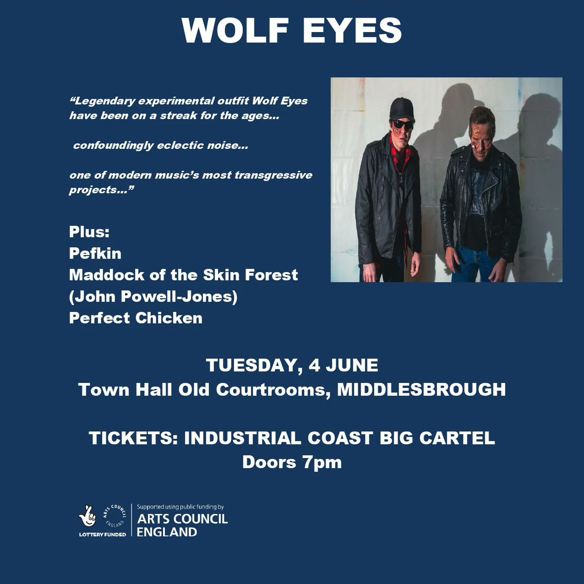 IndustrialCoas1's tweet photo. This Tuesday 

Ticket link...bio and pinned tweet https://t.co/MGxd7XNSlX