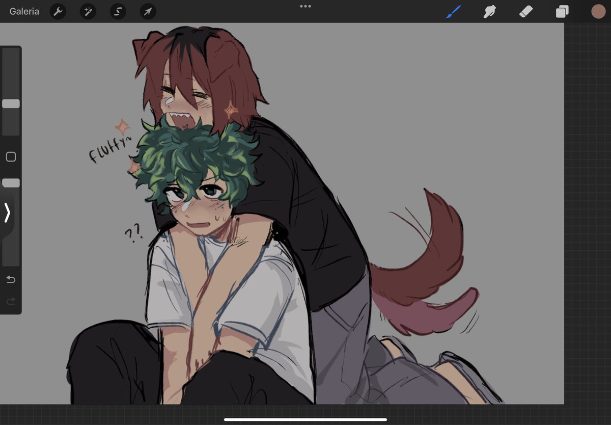Mallkayz's tweet photo. Repost cause I forgot kirishima scar… how 
Btw Kirideku https://t.co/vuqcvX4U0q