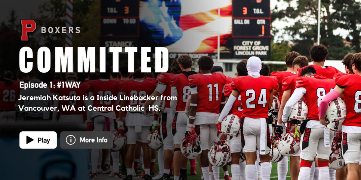 After many conversations I am will be committing to <a href="/pacificu/">Pacific University</a> this fall to continue my academic and athletic career. Thank you to all those who supported me through this process of recruiting. GO BOXERS!!
<a href="/CoachJCraft/">Coach Jim Craft</a> <a href="/CoachFalc/">Ian Falconer</a> <a href="/JoeBushman5/">Joe Bushman</a> <a href="/DGabriel_52/">Dylan Gabriel</a> <a href="/Boxer_Football/">Pacific Football</a>