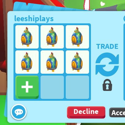 🎉 Roblox Adopt Me SIX S.E. Asia Egg GW 😱
To enter 👇
1: Follow me &amp; <a href="/CaliRbx/">NotCaliRblx on Roblox!</a> 👍🏼
2: Retweet 
3: Comment your Roblox user 💬
⏳ Giveaway ends 6/3 at 1pm CST ⌛️
#Roblox #robloxgw #adoptmegw