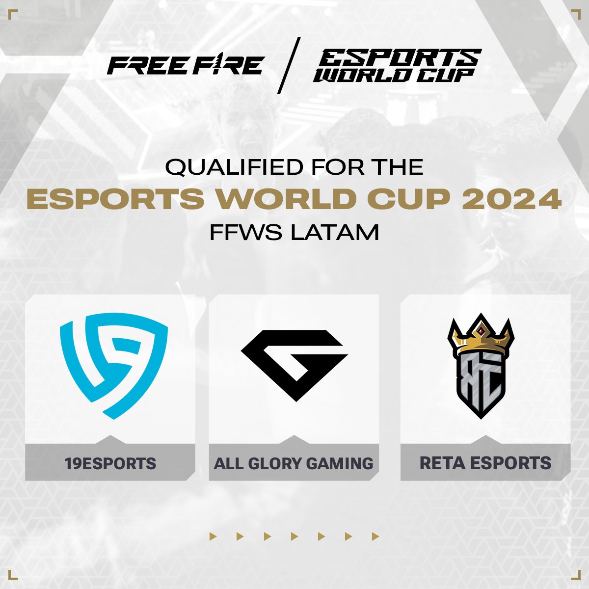EWC_EN's tweet image. LATAM's finest #FreeFire competitors are stepping up to dominate at the #EsportsWorldCup! See you in Riyadh 🤝
