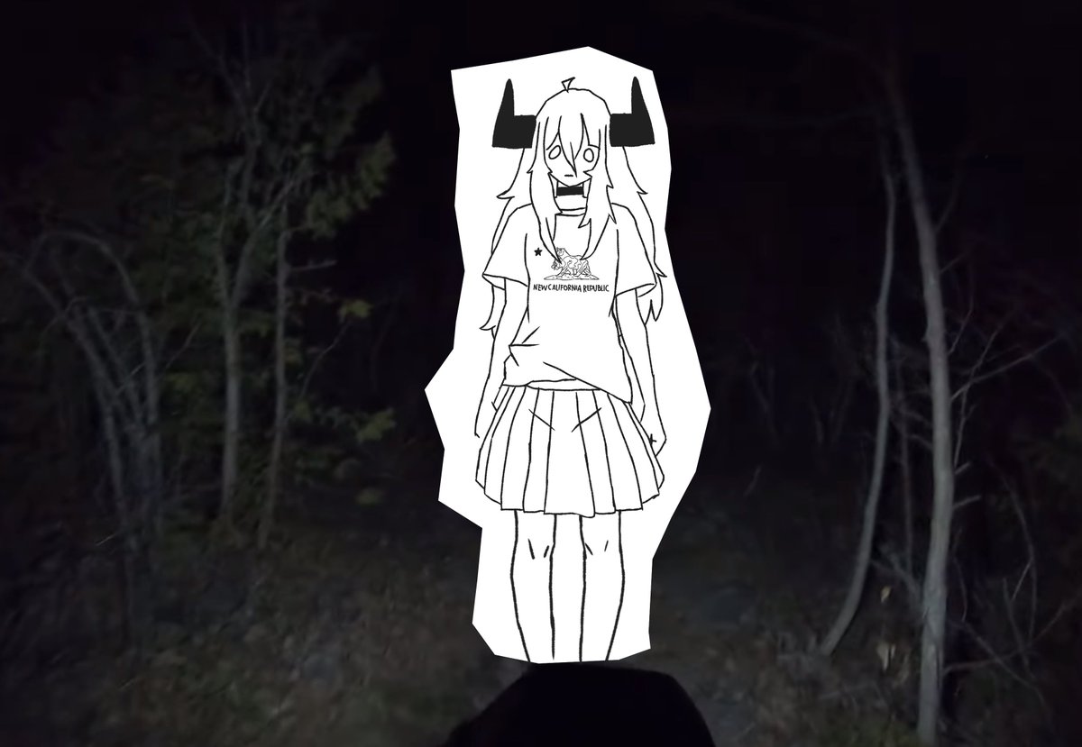 feli_nus's tweet photo. walking in a haunted florest at night (gone wrong) 

#ocart #oc #creppyoutdoors #digitalart #its1am https://t.co/UYo3l0iT3B
