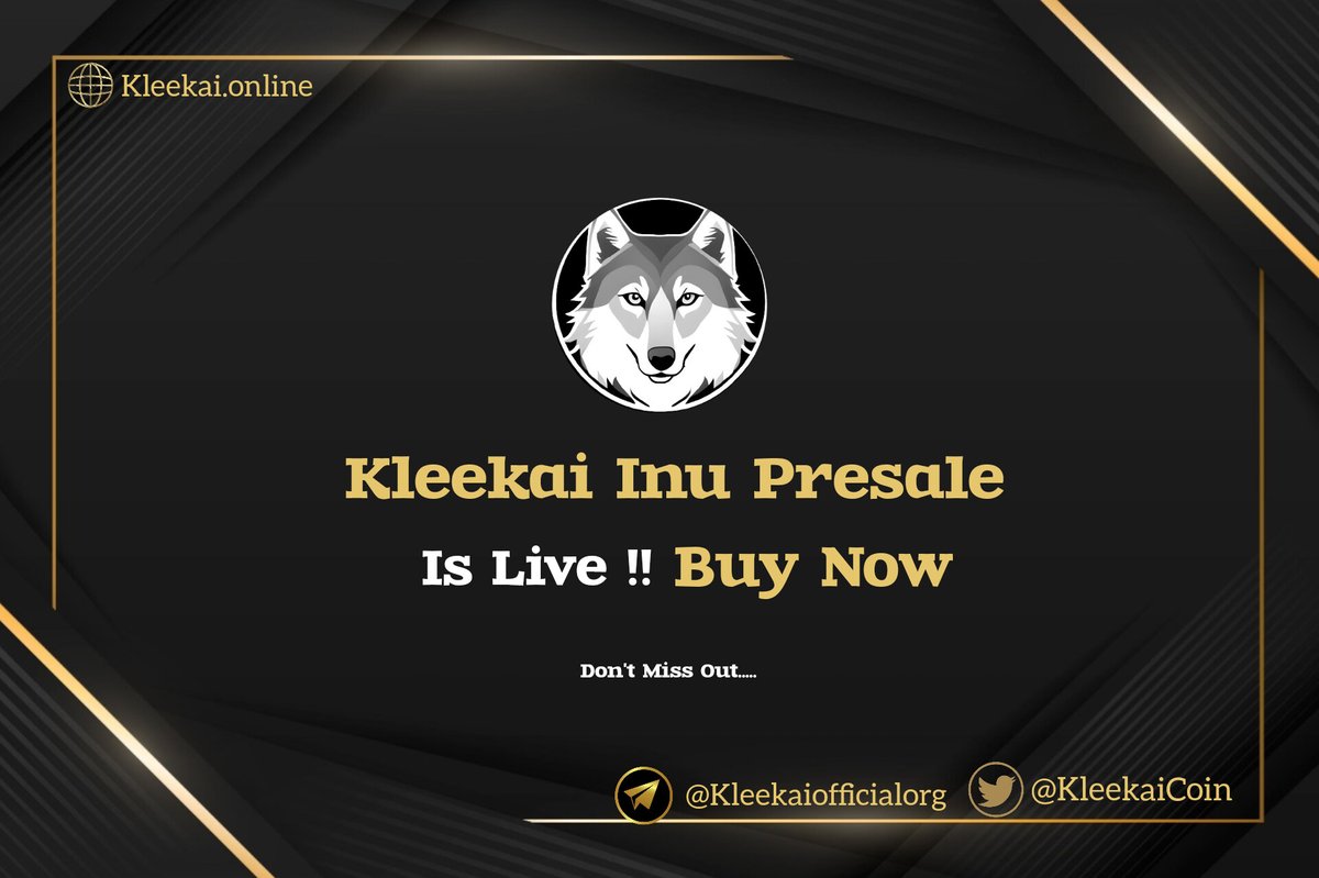 Kleekai Inu tweet media