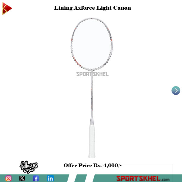 Sportskhel's tweet photo. Upgrade your play and amplify your performance with the Lining shuttle rackets.

Buy Link: https://t.co/BkBHgSXOMU

#liningrackets #liningbadminton #liningbadmintonracket #liningshuttleracket #liningshuttle #lining #badminton#sportskhel #thepavilion #pavilionsports https://t.co/RhJhC9kxL1