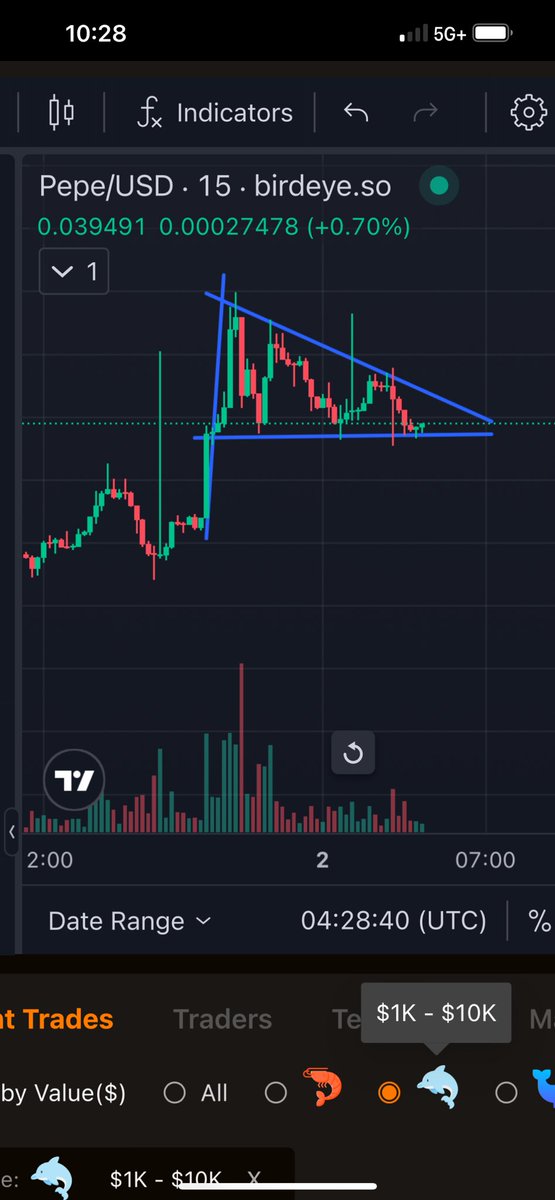 Thecrypto555's tweet photo. Bull flag on #pepesol ? Brake out coming? What do you think ? 🤔 https://t.co/ElZJkGQIA9
