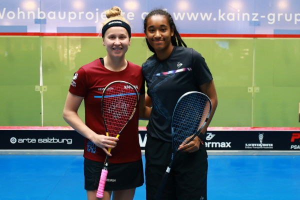 SquashInfo's tweet image. England’s @nghiem_saran celebrated her 5th Tour title after beating Scot @Ally_TSquash in the women’s @PSAChallenger Mozart Open final at @europarksbg in Salzburg squashinfo.com/events/10425

@englandsquash @LadiesSquash @SquashChallenge @JT_Squash @harvardsquash @SquashSite