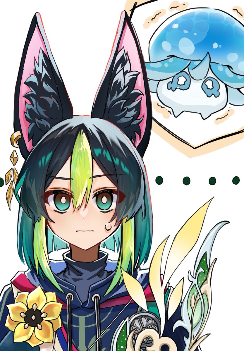 mitiki_u's tweet image. #原神
#Tighnari

はこりさんとラフ交換しました🤯🫶🤯