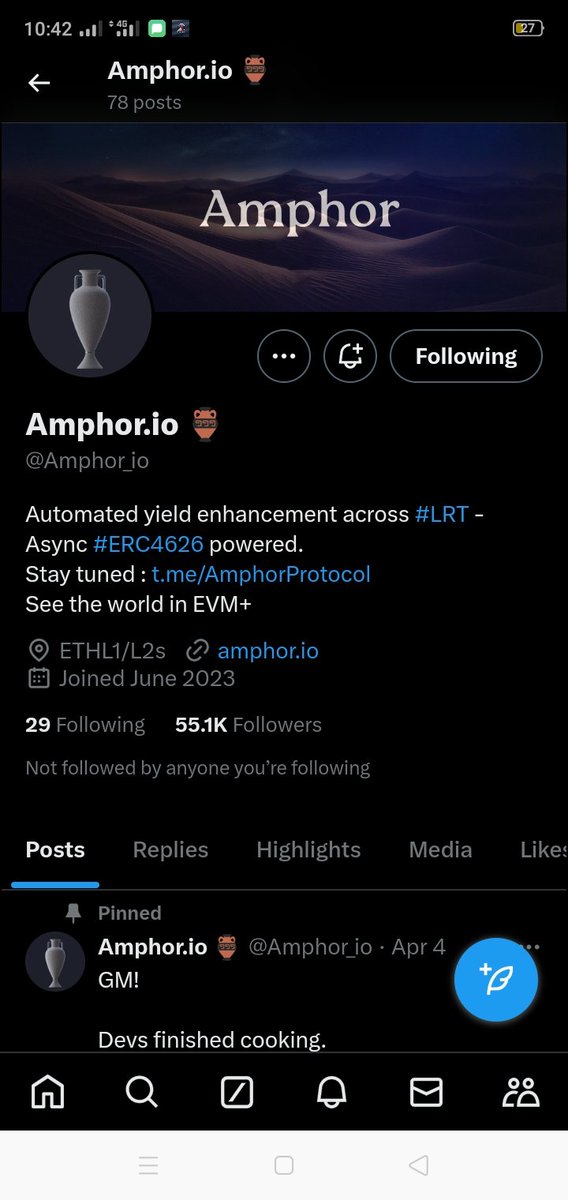 Joined the @amphor_io fam 🏺
